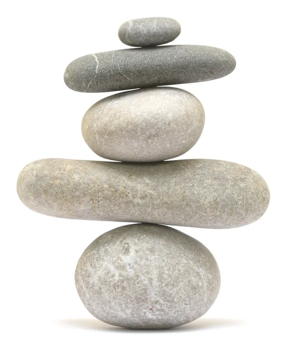 Framed Print : Balancing stone tower isolated on white background Framed Print : Balancing stone tower isolated on white background