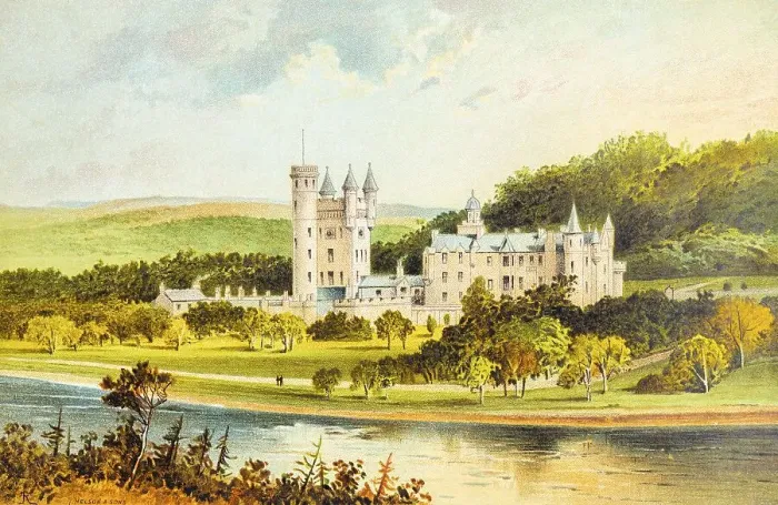 Framed Print : Balmoral Castle, Grampian Mountains