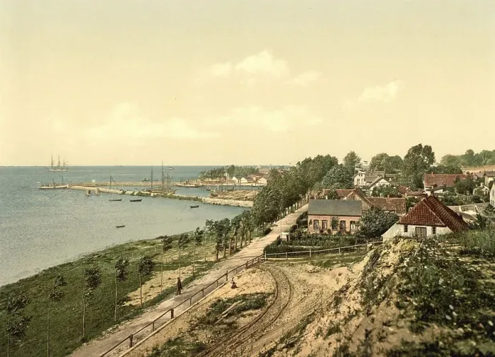 Framed Print : Baltic Sea resort Laboe in the Kiel Fjord