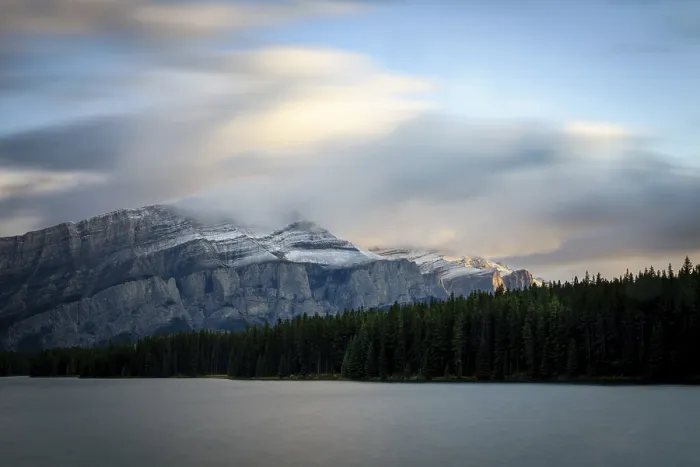 Framed Print : Banff National Park Mount Rundle in sunrise Framed Print : Banff National Park Mount Rundle in sunrise