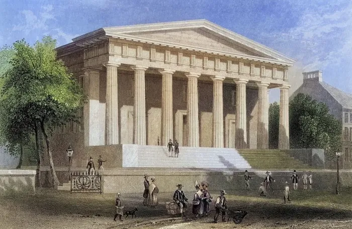 Framed Print : The Bank of the United States of America Philadelphia USA