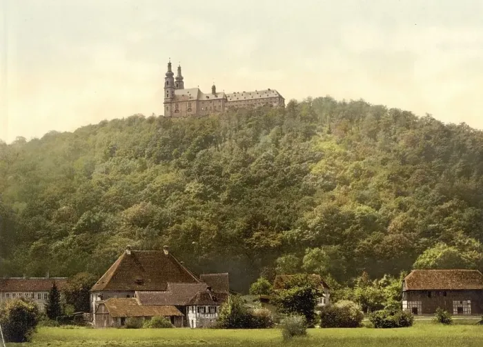 Framed Print : Banz Monastery near Lichtenfels in Bavaria