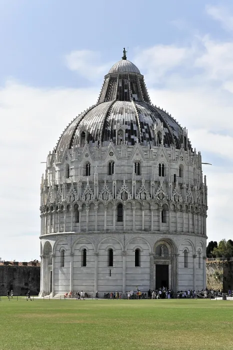 Framed Print : The Baptistery of Pisa with its massive dome and detailed marble work Framed Print : The Baptistery of Pisa with its massive dome and detailed marble work