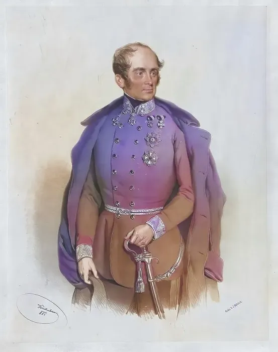 Framed Print : Baron Anton Piret de Bihain, 1785
