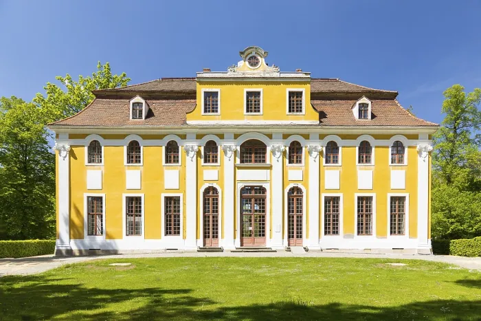 Framed Print : Baroque castle, exterior view from the south
