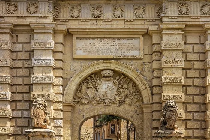 Framed Print : Baroque city gate, 18th century