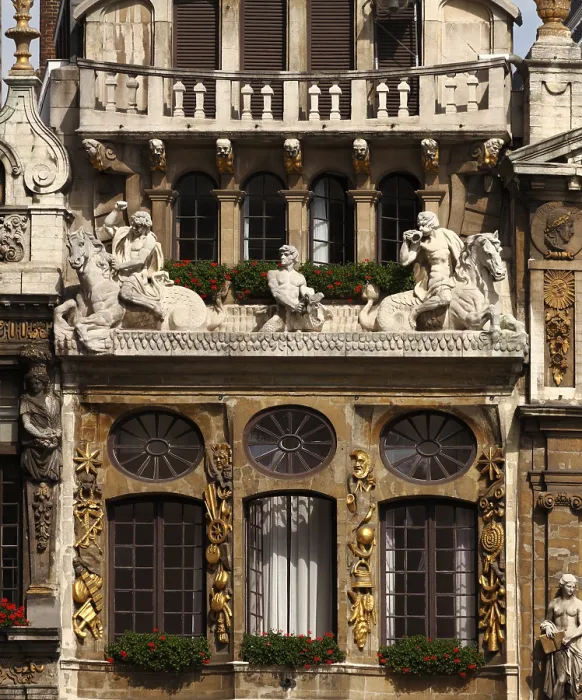 Framed Print : Baroque guild house of river boatmen (Le Cornett)