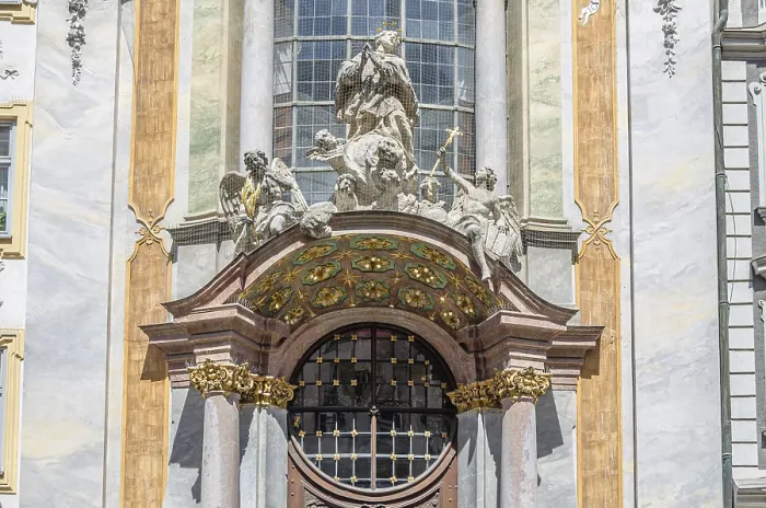 Framed Print : Baroque St. Johann Nepomuk Church
