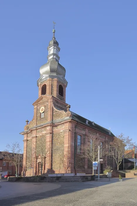 Framed Print : Baroque St Justin's Church built in 1758 Framed Print : Baroque St Justin's Church built in 1758