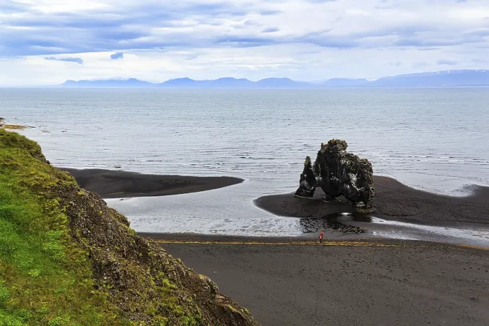 Framed Print : Basalt rock Hvitserkur, famous Elephant Rock on the lava beach Framed Print : Basalt rock Hvitserkur, famous Elephant Rock on the lava beach