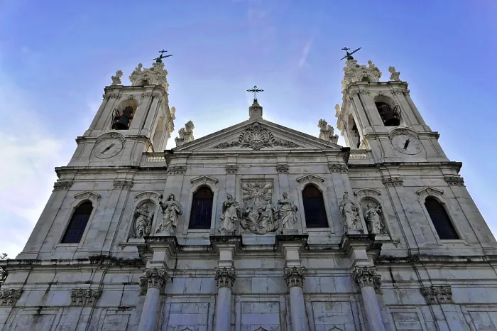 Framed Print : Basilica da Estrela consecrated in 1790