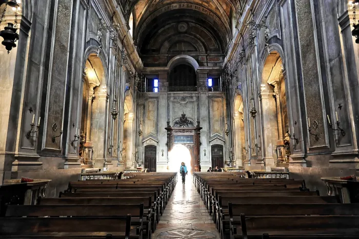 Framed Print : Basilica da Estrela consecrated in 1790