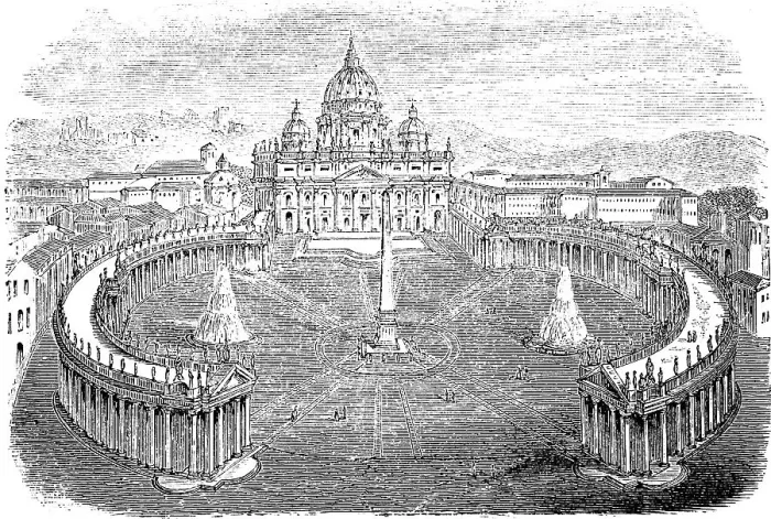 Framed Print : Basilica di San Pietro, St Peter's Basilica