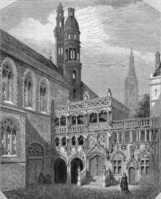 Framed Print : Basilica of the Holy Blood, Basilique du Saint-Sang Framed Print : Basilica of the Holy Blood, Basilique du Saint-Sang