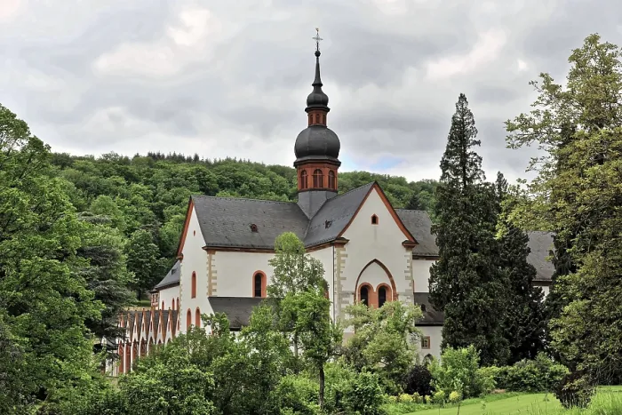 Framed Print : Basilica, monastery church, year of foundation 1136