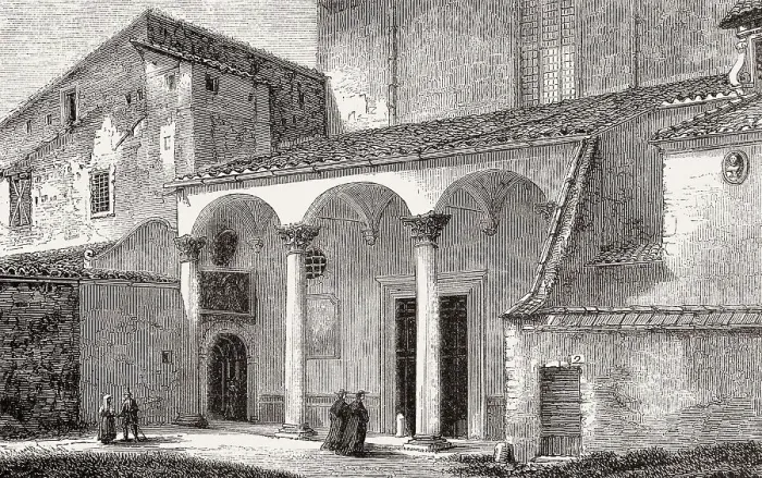 Framed Print : The Basilica of Saint Sabina, Aventine Hill