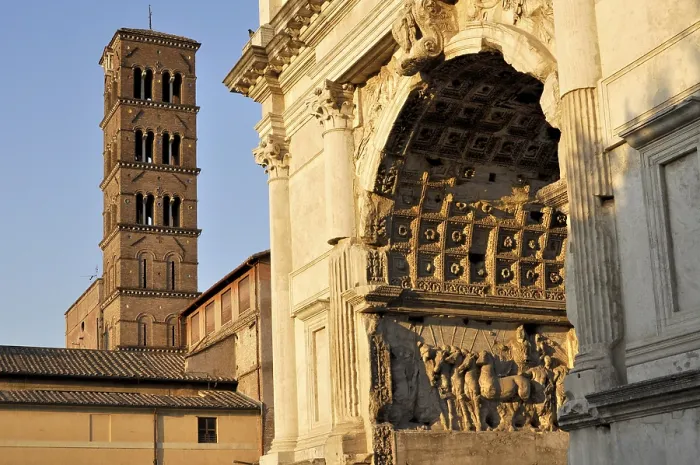 Framed Print : Basilica of Santa Francesca Romana
