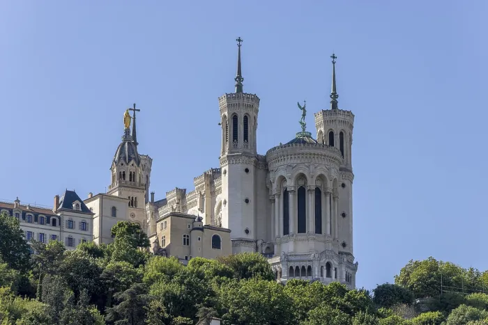 Framed Print : Basilique Notre-Dame de Fourviere (Notre-Dame de Fourviere) Framed Print : Basilique Notre-Dame de Fourviere (Notre-Dame de Fourviere)