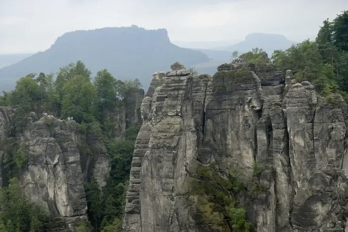 Framed Print : Bastei Group, Saxon Switzerland