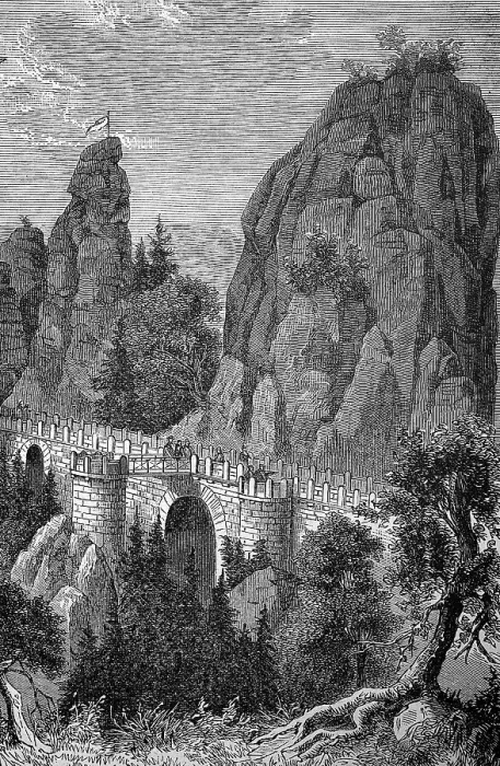 Framed Print : The Bastei in Saxon Switzerland