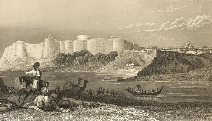 Framed Print : Bastion in Hyderabad, India, fortress