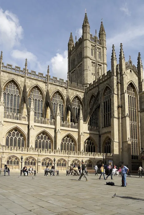 Framed Print : Bath Abbey, Bath, Wessex, England, UK