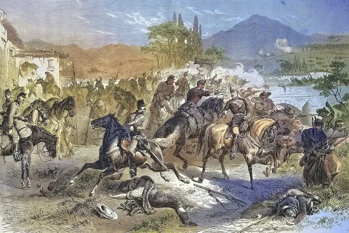 Framed Print : Battle of Alcolea Framed Print : Battle of Alcolea
