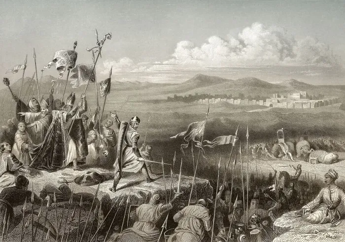 Framed Print : The Battle of Antioch on the Meander, 1211 Framed Print : The Battle of Antioch on the Meander, 1211