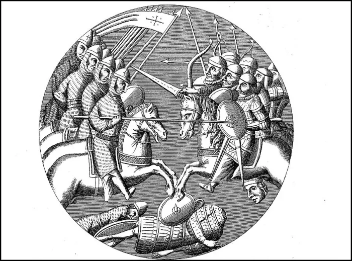 Framed Print : The Battle of Ascalon took place on 12 August 1099 Framed Print : The Battle of Ascalon took place on 12 August 1099