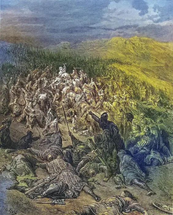 Framed Print : The Battle of Ascalon took place on 12 August 1099 shortly after the capture of Jerusalem Framed Print : The Battle of Ascalon took place on 12 August 1099 shortly after the capture of Jerusalem