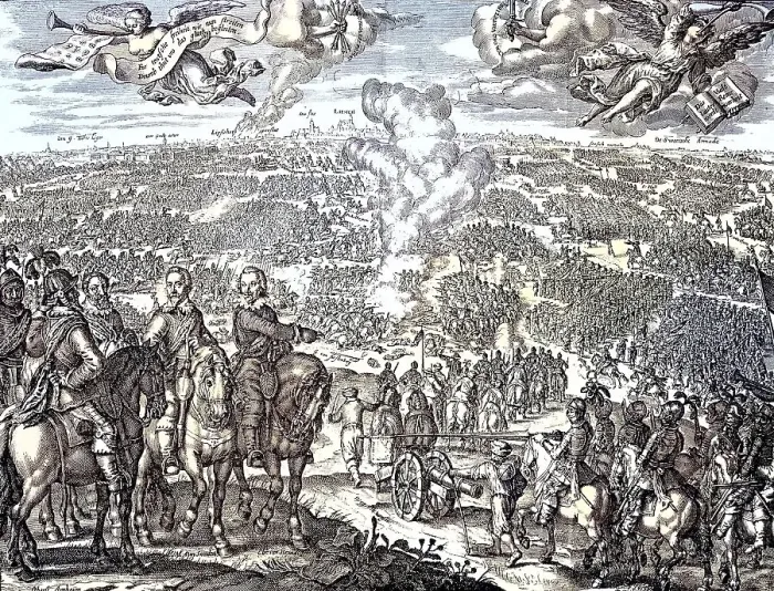 Framed Print : The Battle of Breitenfeld, Battle of Breitenfeld