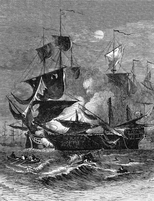 Framed Print : The Battle of Cape St