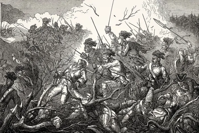 Framed Print : Battle of Carillon, the 1758 Battle of Ticonderoga