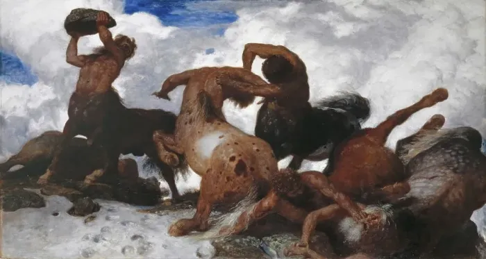 Framed Print : The Battle of the Centaurs, Centaur Fight Framed Print : The Battle of the Centaurs, Centaur Fight