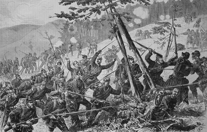 Framed Print : Battle of Etival, 6 October 1870 Framed Print : Battle of Etival, 6 October 1870