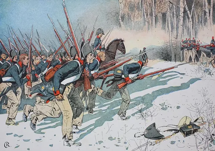 Framed Print : Battle of Eylau or Battle of Preussisch-Eylau