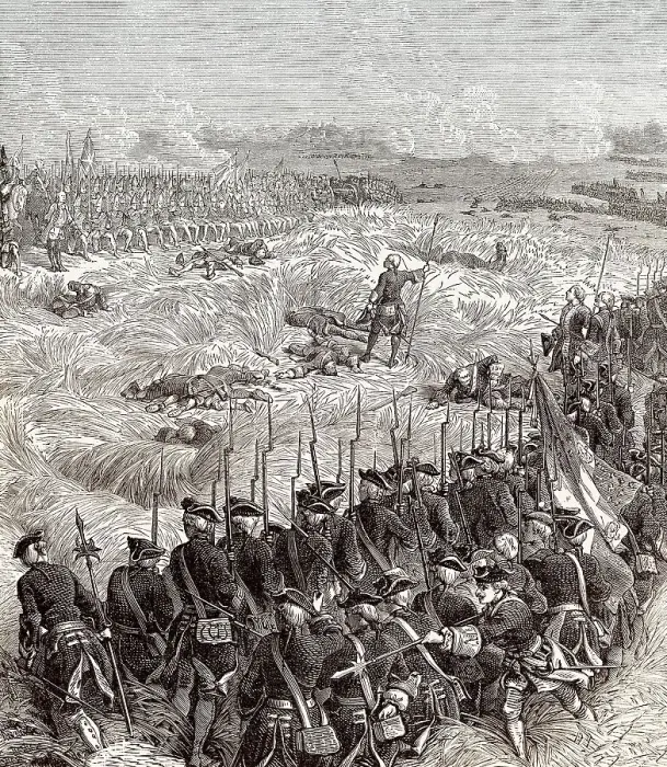 Framed Print : The Battle of Fontenoy, 11 May 1745 Framed Print : The Battle of Fontenoy, 11 May 1745