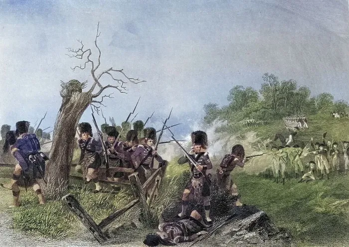 Framed Print : Battle of Harlem Heights, Manhattan Island New York USA 1776
