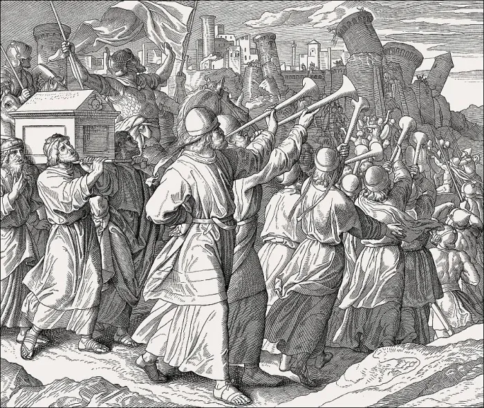 Framed Print : Battle of Jericho, Old Testament