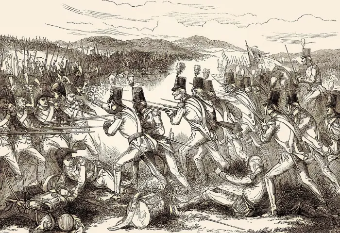 Framed Print : The Battle of Maida, Calabria, Napoleonic Wars