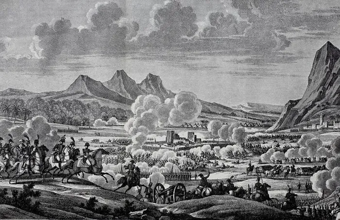 Framed Print : The Battle of Mount Tabor took place during the siege of Acre in Napoleon's Egyptian campaign