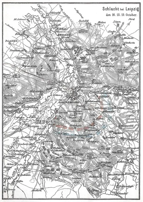 Framed Print : Battle plan of the Battle of Leipzig Framed Print : Battle plan of the Battle of Leipzig