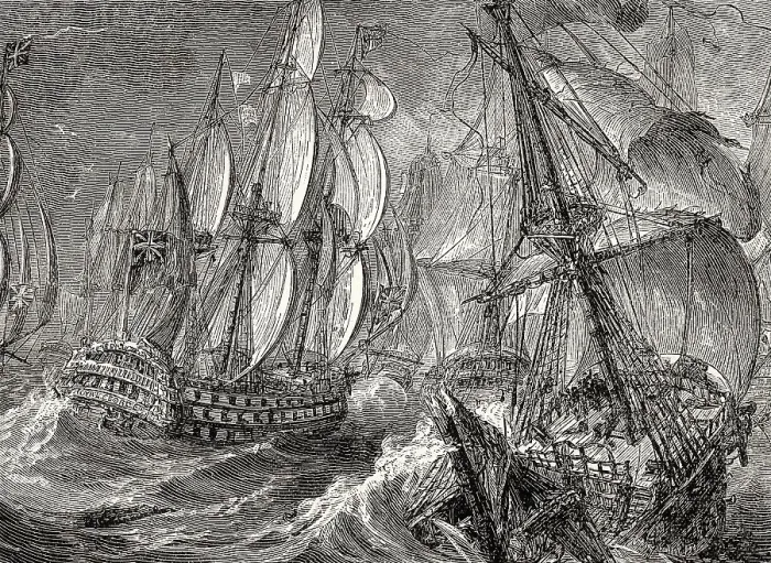 Framed Print : The Battle of Quiberon Bay, Seven Years War Framed Print : The Battle of Quiberon Bay, Seven Years War