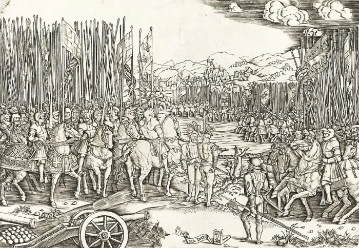 Framed Print : Battle of Ravenna of 11 April 1512