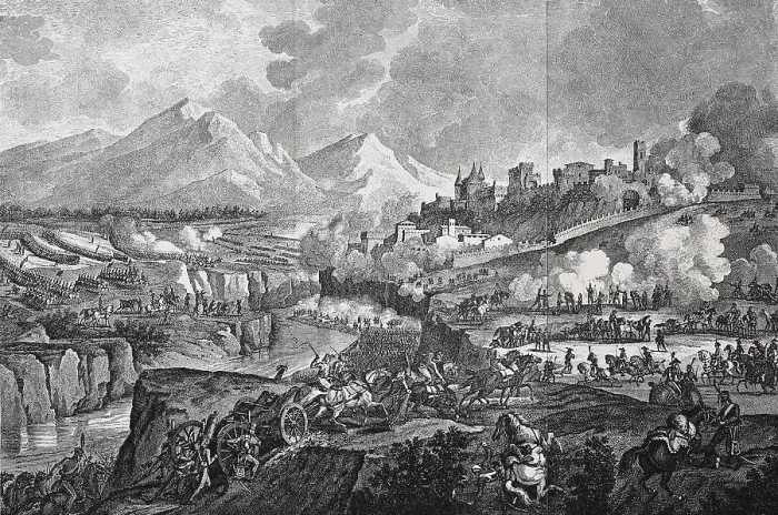 Framed Print : Battle of Rovereto, 4 September 1796 Framed Print : Battle of Rovereto, 4 September 1796
