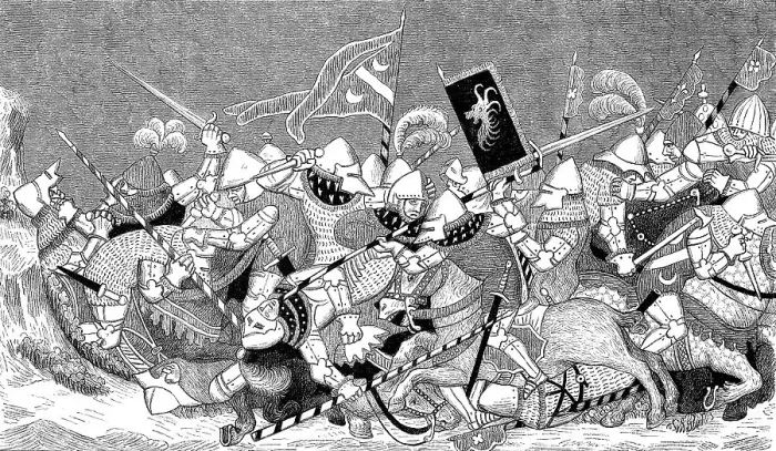 Framed Print : The Battle of Sempach, on 9 July 1386 Framed Print : The Battle of Sempach, on 9 July 1386