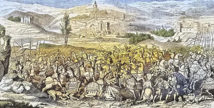 Framed Print : The Battle of Spurs or the Battle of Guinegate