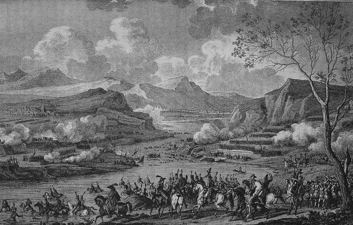Framed Print : Battle of Tagliamento, Italy, on 16 March 1797 Framed Print : Battle of Tagliamento, Italy, on 16 March 1797