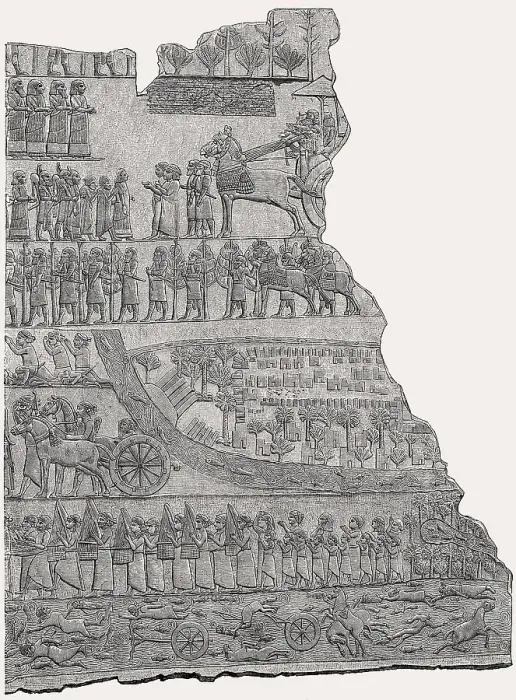 Framed Print : The Battle of the Ulai River, in c. 653 BCE
