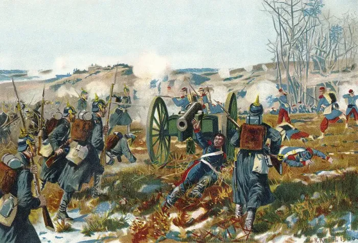 Framed Print : Battle of Villiers or Villiers-Champigny